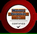 Masonry Cosmetics Certified applicator badge